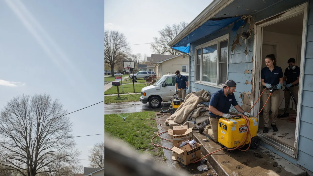 Basement Flood Cleanup in Burdick, KS near me